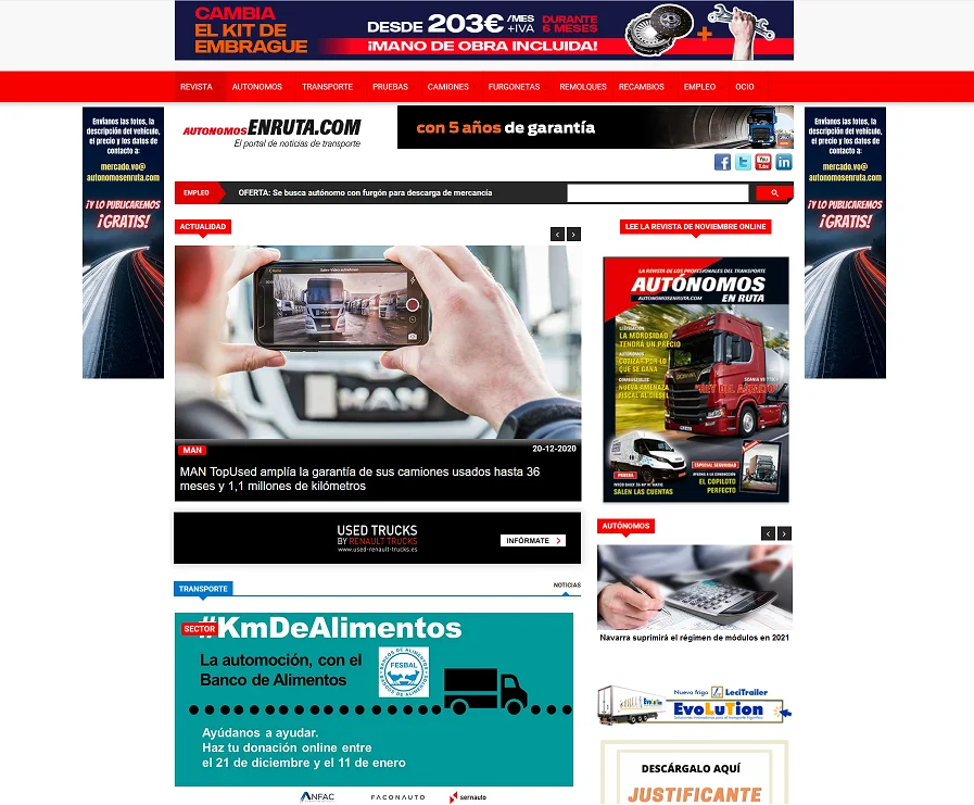 Web de Autonomosenruta