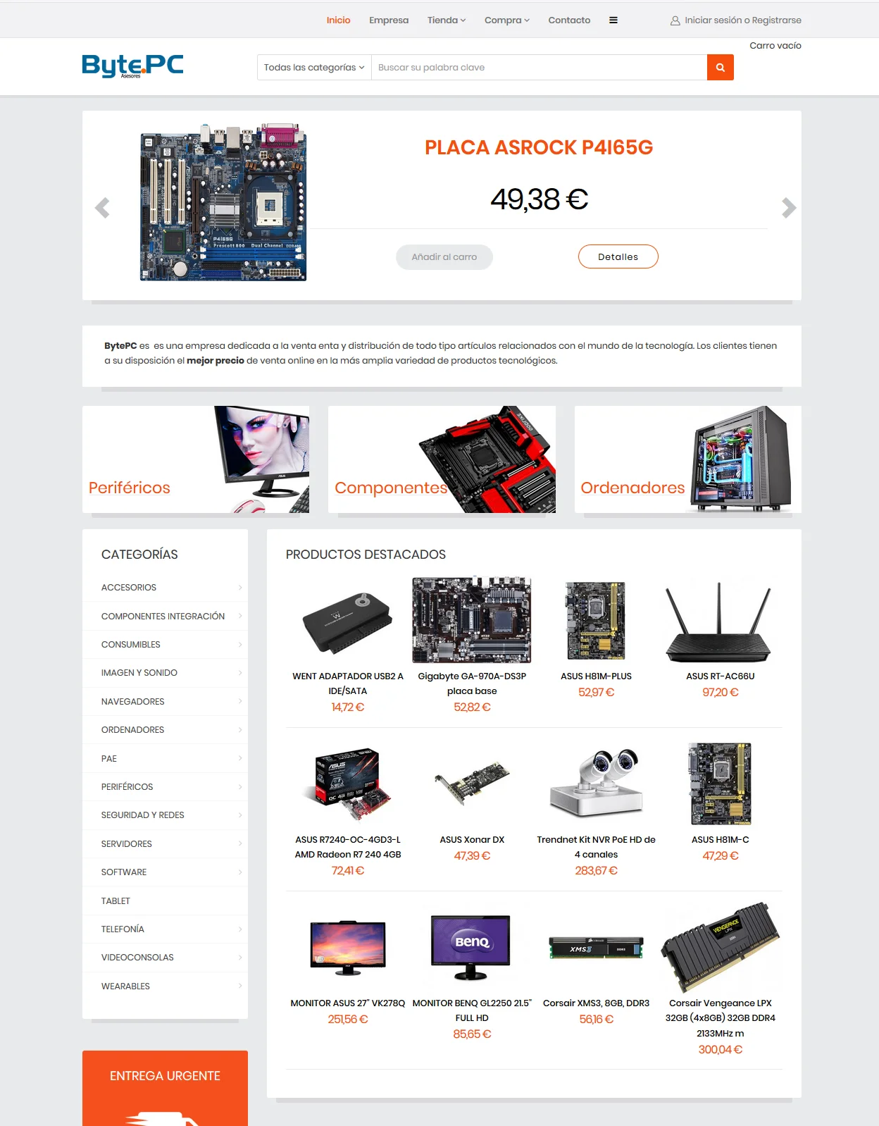 Web de BytePC