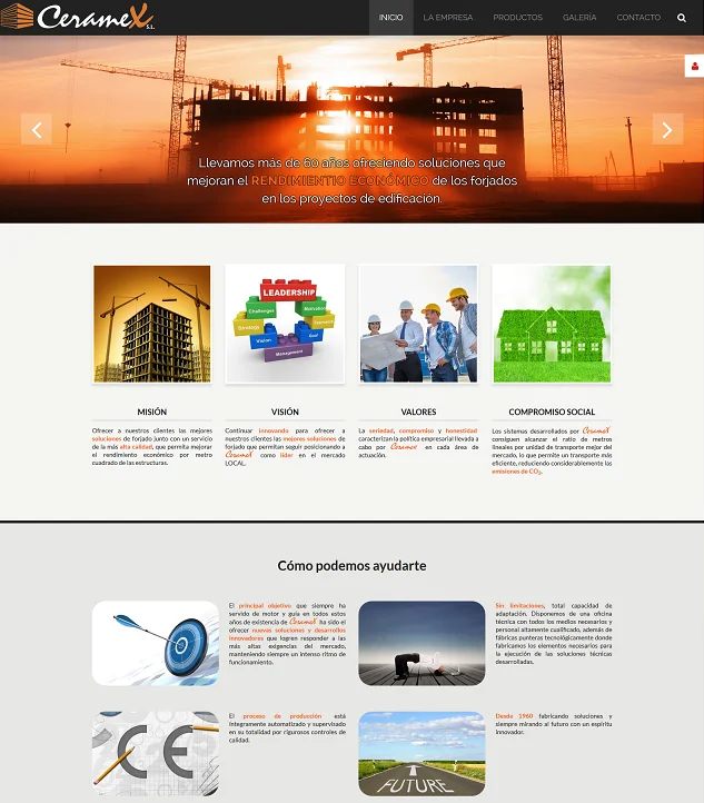 Web de Ceramex
