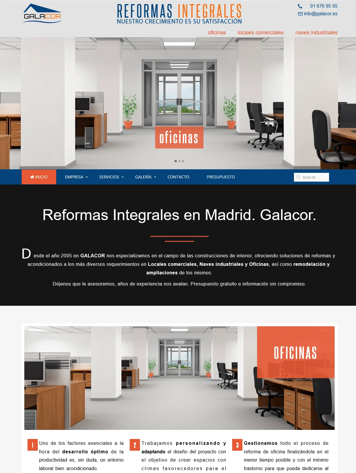 Web de Galacor
