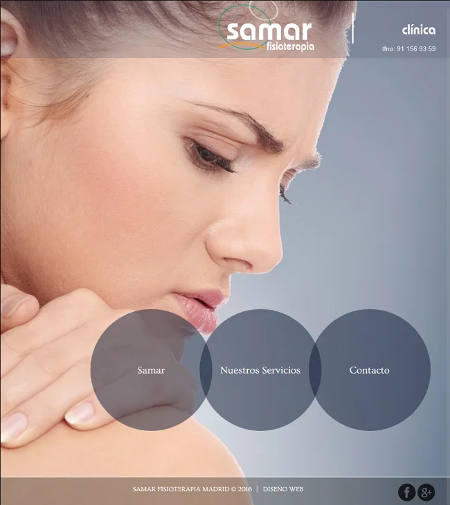 Web de Samar Fisioterapia